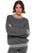 Cashmere & Cotton ladies cashmere cotton stormie black grey marl l